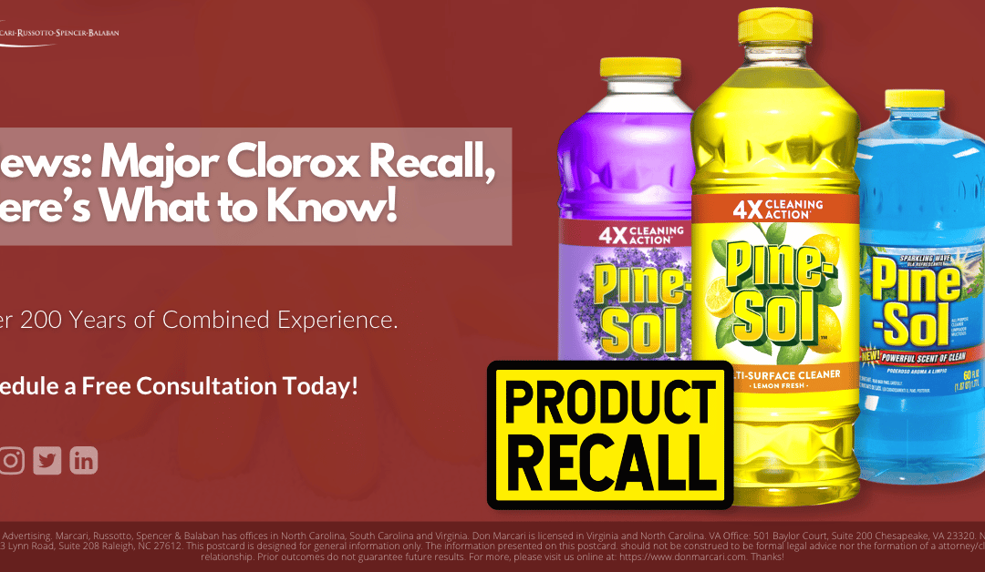 Recalls of Household Products